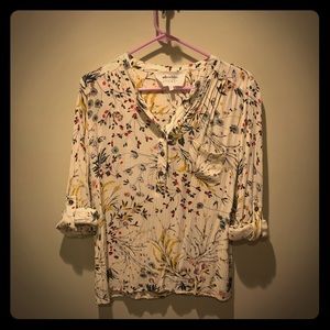 Alice Blue Floral Top 🌺🌹🌷